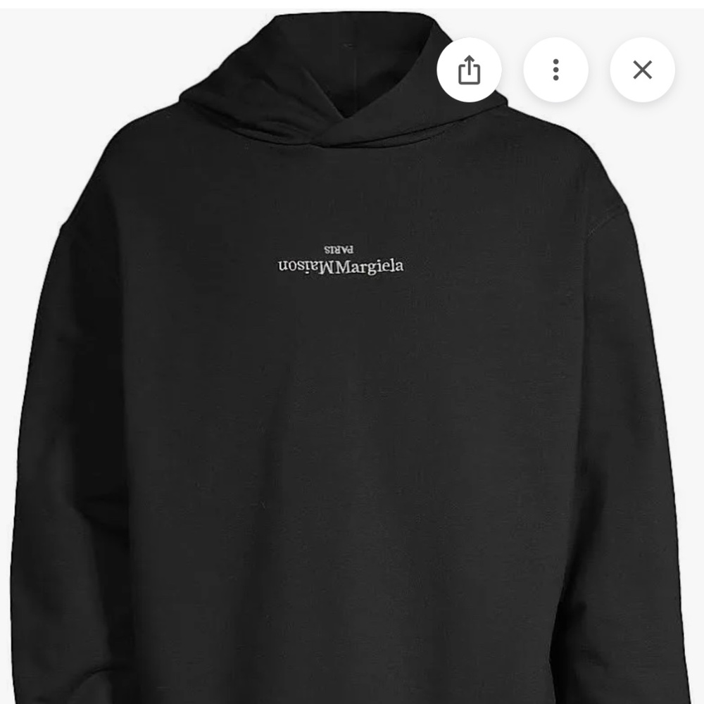 Maison Margiela Reverse Logo Hoodie size 44